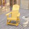 Flash Furniture White Poly Resin Adirondack Rocking Chairs, 2PK JJ-C14705-YLW-2-GG - alternate 8